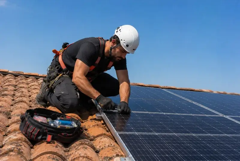 Maintenance et monitoring de panneaux solaires à Saint-Saturnin-lès-Apt